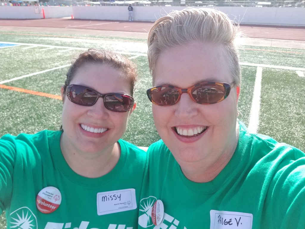 Volunteering at the Special Olympics